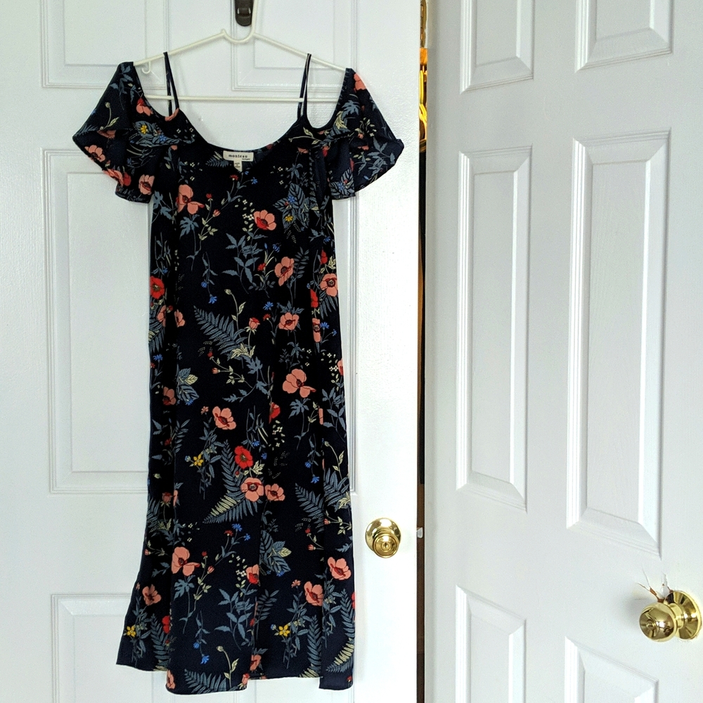 Floral midi summer dress